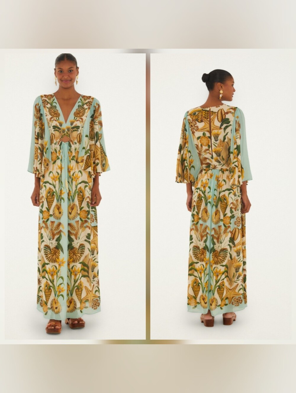 Farm Rio Sand Marine Garden Maxidress